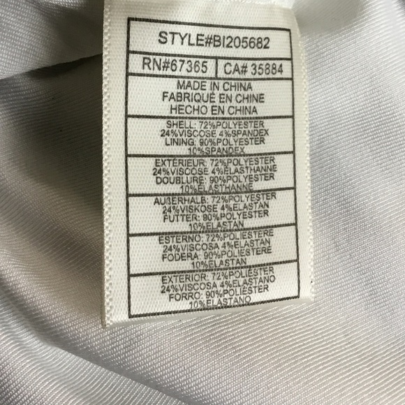 BB Dakota Striped Cropped Top Tie Front Optic White Blue Size Small - Picture 6 of 6